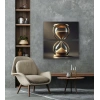 2li Kum Saati Kanvas Tablo 60x120cm x2