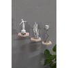 3lü Altıgen Duvar Rafı Krem Bej