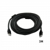 3 Metre Örgülü HDMI Kablo V1.4