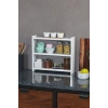 3 Raflı Tezgah Organizeri Beyaz
