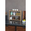 3 Raflı Tezgah Organizeri Ceviz