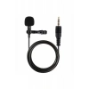 3.5mm Jak 1.5 Metre Double Mikrofon - Siyah