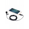 3.5mm Jak 1.5 Metre Double Mikrofon - Siyah