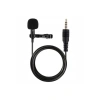 3.5mm Jak 1.5 Metre Double Mikrofon - Siyah