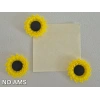 3D Baskı 3lü Ayçiçeği Magnet Seti - Dekoratif Buzdolabı ve Not Tutucu