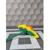 3D Baskı Ayçiçeği Yaprak Döndürücü Fidget Çiçek Stres Oyuncağı Masaüstü Fidget Sarı