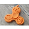 3D Baskı Balkabağı Yarasa ve Kurukafa Figürlü Fidget Spinner Turuncu