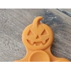 3D Baskı Balkabağı Yarasa ve Kurukafa Figürlü Fidget Spinner Turuncu