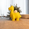 3D Baskı Dinozor Yumurtalık - Sevimli Eggosaurus Yumurta Tutucu-Sarı