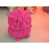 3D Baskı Hareketli Baykuş Figürü - Eklemli Flexi Oyuncak - Pembe