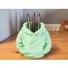 3D Baskı Kapüşonlu Sweatshirt Kalemlik - Masaüstü Organizer-Mint
