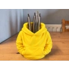 3D Baskı Kapüşonlu Sweatshirt Kalemlik - Masaüstü Organizer-Sarı