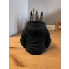 3D Baskı Kapüşonlu Sweatshirt Kalemlik - Masaüstü Organizer-Siyah