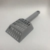 3D Baskı Kedi Kumu Küreği - Geniş Hazneli Eleme Küreği-Siyah