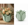 3D Baskı Lotus Yapraklı Vazo - Dekoratif Çiçeklik-Mint