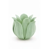 3D Baskı Lotus Yapraklı Vazo - Dekoratif Çiçeklik-Mint