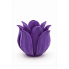 3D Baskı Lotus Yapraklı Vazo - Dekoratif Çiçeklik-Mor