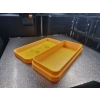 3D Baskı Sevimli Elektrik Fare Figürlü Kapaklı Kalem Kutusu - Sarı Organizer