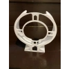 3D Baskı Silindirik Mesh Router Duvar Standı Beyaz Havalandırma Delikli Modem Duvar Askısı 110 mm Çaplı