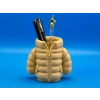 3D Baskı Şişme Mont Kalemlik - Masaüstü Organizer-Bej