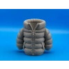 3D Baskı Şişme Mont Kalemlik - Masaüstü Organizer-Gri