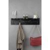 5li Duvar Askılığı Bendir Siyah 80 cm