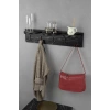 5li Duvar Askılığı Bendir Siyah 80 cm