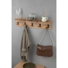 5li Duvar Askılığı Ceviz Kahverengi 80 cm