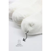 6Lı Basic Penye Soket Çorap 10101 Ekru
