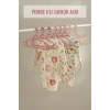 6?lı Bebek Askısı & Bebek Gardırop Askısı Pembe Set