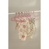 6?lı Bebek Askısı & Bebek Gardırop Askısı Pembe Set