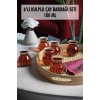 6lı Keyfi Ala Borosilikat Cam Kulplu Çay Bardağı
