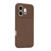 Huawei Honor 600 First Silikon - Kahverengi