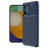Oppo A38 Kılıf Auto Focus Karbon Kapak - Lacivert