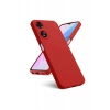 Oppo A38 Kılıf First Silikon - Kırmızı