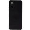 Oppo A38 Kılıf Nano içi Kadife Silikon - Siyah