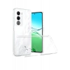 Oppo A5 4G Lüx Şeffaf Silikon - Şeffaf