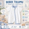 AC25605 Ocean İs My Happy Place Bebek Tulum White