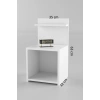 Açık Raflı Komodin Beyaz 63 cm