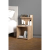 Açık Raflı Komodin Ceviz 63 cm