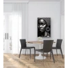 Afrikalı Siyahi Kadın Kanvas Tablo 70x100
