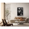 Afrikalı Siyahi Kadın Kanvas Tablo 70x100