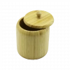 Ahşap Bambu Kapaklı Şekerlik Ø11.3 cm