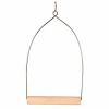 Ahşap Metal Askılı Kuş Tüneği 10,5x22,5 Cm
