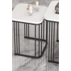 Alize Zigon Sehpa Beyaz 3lü