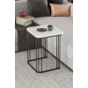 Alize Zigon Sehpa Beyaz 3lü