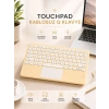Android Ve İos Uyumlu Bluetooth Klavye Touchpad Slim Kablosuz Wifi Q Klavye