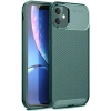 Apple iPhone 11 Kılıf Auto Focus Karbon Kapak - Koyu Yeşil