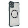 Apple iPhone 11 Pro Max Kılıf Prag Magneticsafe Kapak - Koyu Yeşil