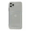 Apple iPhone 11 Pro Max Uyumlu Kılıf Kart Şeffaf Silikon - Şeffaf